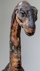 Poster - Close-Up of a Dinosaur Head Sculpture