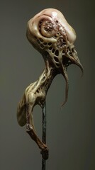 Wall Mural - Alien Creature Sculpture - Science Fiction Horror Art