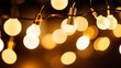© Galeno - defocused silver golden christmas lights creating festive glow