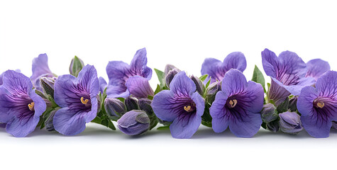 a group of purple flowers

