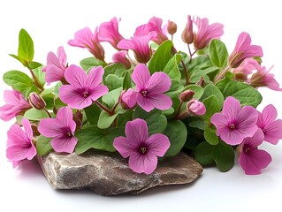 Wall Mural - a group of pink flowers

