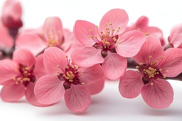 Sticker - a group of pink flowers

