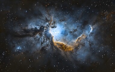 Wall Mural - stunning cosmic cloud formation in deep space