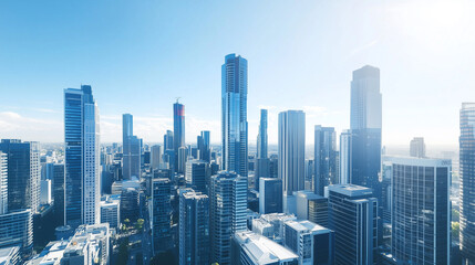  Office Skyscrapers in the City Financial and Business District