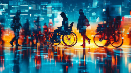 Innovative Web Designers and Developers Implementing Inclusive Accessibility Compliance Strategies Using AI at Night