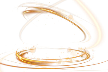 Wall Mural - golden luxury background with golden line decoration and curve light effect with bokeh elements. emp