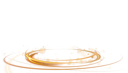 Wall Mural - golden luxury background with golden line decoration and curve light effect with bokeh elements. emp