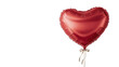 © MDASHIR - A red balloon isolated on white background.