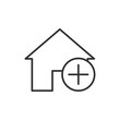 © Parvin - Home icon. Add symbol modern, simple, vector, icon for website design, mobile app, ui. Vector Illustration