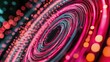 © talkative.studio - Abstract Swirling Lights with Pink and Orange Bokeh