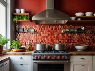 modern kitchen interior