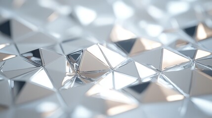 Wall Mural - futuristic abstract design, a captivating digital illustration featuring intricate geometric shapes,