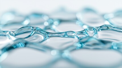 Wall Mural - glassmorphism pane design, a closeup view of a translucent glass panel with soft frosted edges on a 