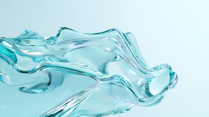 Wall Mural - glassmorphism pane design, a closeup view of a translucent glass panel featuring soft shadows and a 