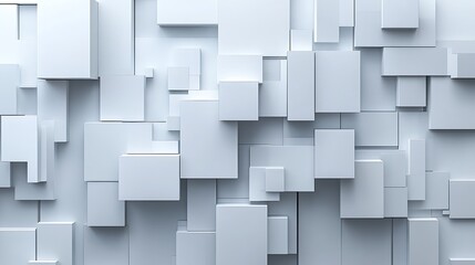 Minimalist abstract background with overlapping grey and white geometric shapes forming a clean, modern design.