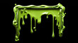 © Prasanth - Green Slime Dripping Frame on Black Background
