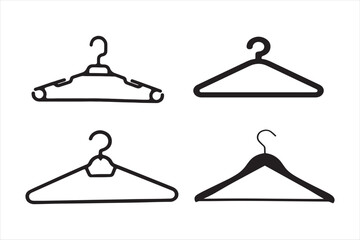 hand drawn illustration hanger set