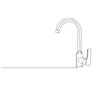 © TiyoSakhi - Continuous one line drawing of water faucet. One line drawing illustration of tap water. International handwashing day concept line art. Editable outline