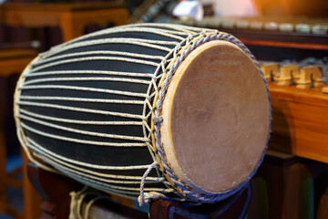 Glong Pong Pong is a type of local drum used to play in Lanna folk bands in northern Thailand. It produces the notes Do and Sol.