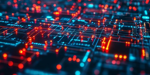 Poster - Smart Contracts: Depict a concept of smart contracts with digital agreements being executed on a blockchain platform.