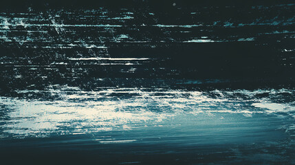 Wall Mural - vhs vlog grainy video of dark sky with streaks of light, glitch art on dark background, film texture