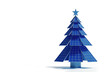 © Arttali_Neuro - Creative of a Christmas tree made of solar panels, standing against a white background. Concept of holiday decoration and eco-friendly and green technology, renewable energy solutions