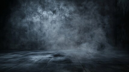 scary grunge background featuring a dark smokefilled wall creates a haunting and eerie atmosphere id