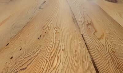 Wall Mural - Light hickory wood planks with grain Video