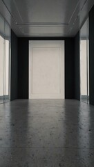 Wall Mural - AI-Generated Empty Space Render