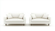 © Broccolini - sofa isolated on white, clean front view photo of sofas, simple and modern design