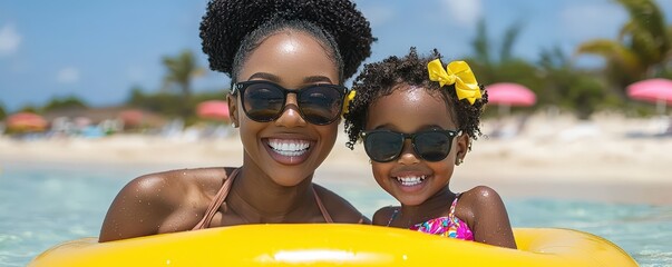 Joyful Family Moments at the Beach