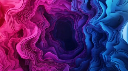 Sticker - a vibrant abstract background featuring swirling shades of pink, purple, and blue. ideal for digital