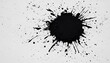 © Siripong - Abstract black ink splatter on white background, perfect for artistic designs, posters, and creative projects.