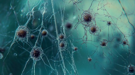 Intricate Spider Web Macro Photography