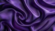 © Ariep - Purple Satin Fabric with Smooth, Elegant Drapes