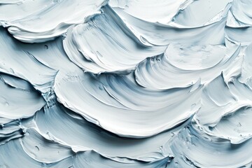 Wall Mural - Expressive, broad brush strokes forming abstract waves on a textured background