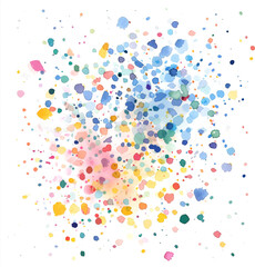 Poster - Colorful paint splatters