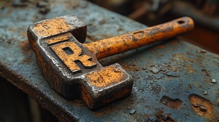 The initials 'RC' with a hammer logo represent an industrial repair tools service and maintenance company.