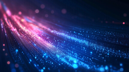 Wall Mural - digital background for graphics, data, abstract futuristic background with pink blue glowing texture