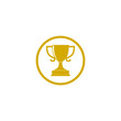 © sljubisa - Champion cup icon. Trophy icon isolated on transparent background