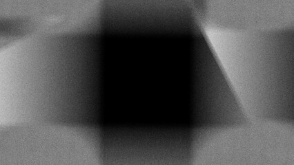 Leinwandbilder - Abstract modern gray noise background design with layers of textured white transparent material in squares shapes in random geometric pattern
