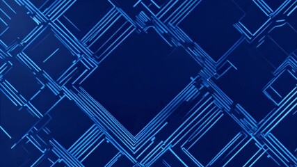 Wall Mural - vector illustration technology with line pattern over dark blue background. modern hi-tech digital t