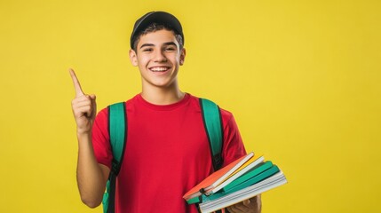 The Student with Books