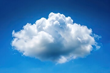 blue sky and white clouds from high angle view