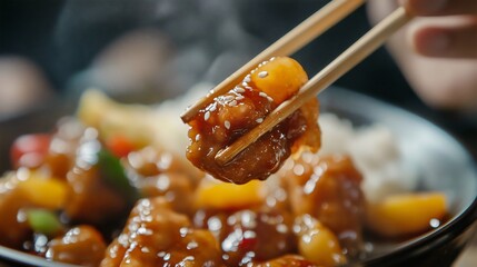 Local restaurant presents steaming bowl alongside traditional chopsticks while asian meal preparations transform lunch hours through dinner service amid authentic food reflecting chinese cuisine