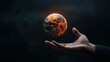© Rossarin - A hand holds a glowing Earth, symbolizing care for the planet amidst a dark background, conveying a message of environmental responsibility.