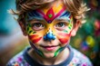 © Евгений Порохин - A young boy with face paint on his face