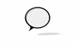 © Usman - Single speech bubble graphic for text display, ideal for conversations, presentations, and digital communication.