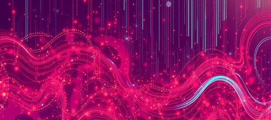 Digital background for tech processes , audio, graphics , data