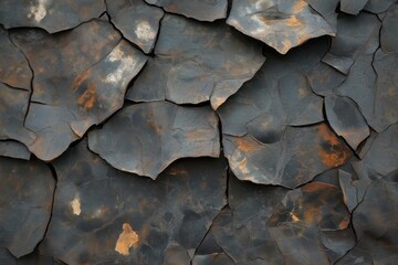 Poster - a cracked wall, the texture is a cracked wall